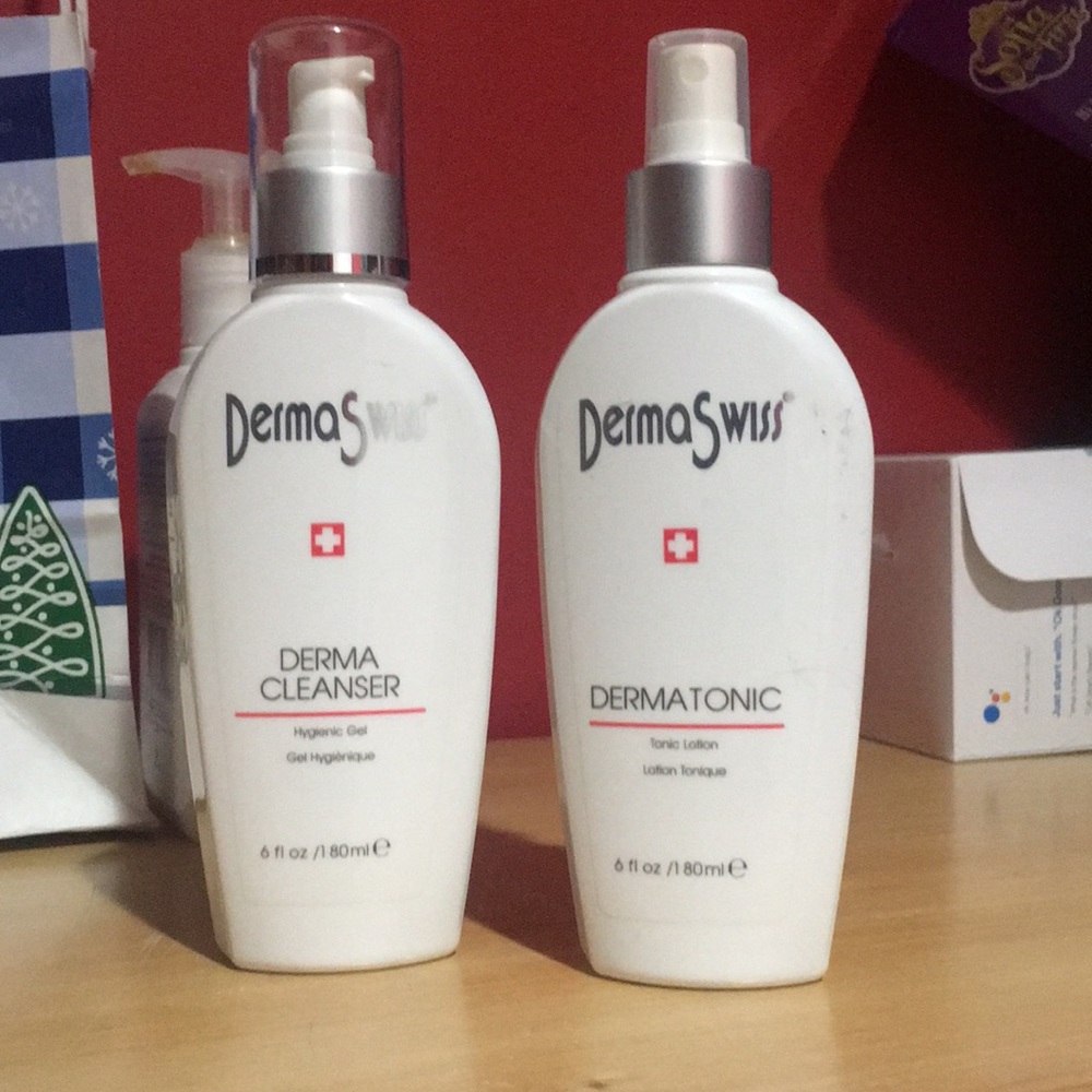 2 Derma Swiss Derma Cleanser and Dermantonic New